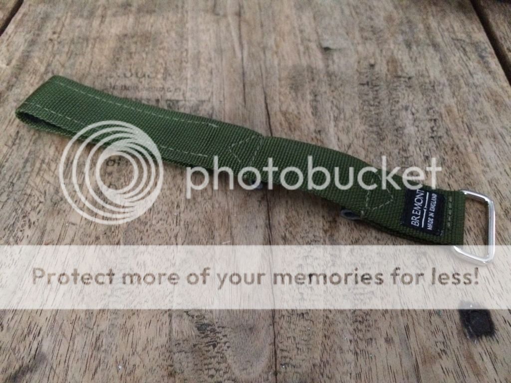 22mm Bremont Nylon/Velcro NATO Strap Army Green